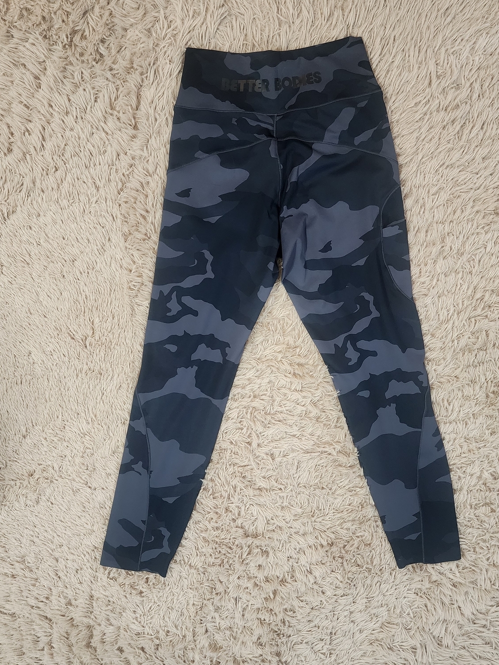 BETTER BODIES Dark Gray Camo High-Waisted Leggings - Picture 11 of 16